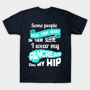 Pancreas on my hip - diabetes diabetic insulin T-Shirt